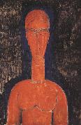 Amedeo Modigliani Red Bust (mk39) painting